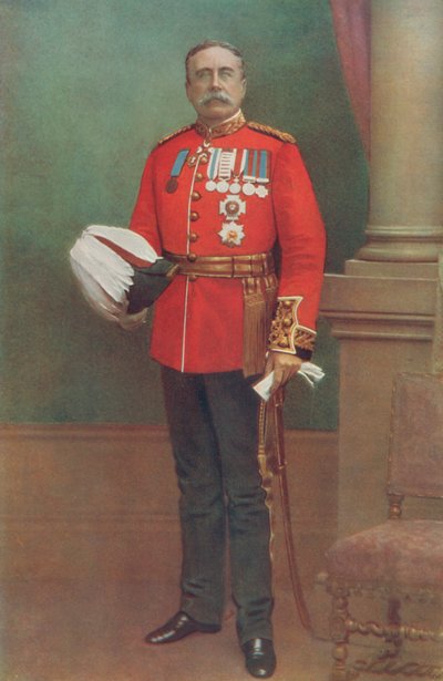 The Late General Sir W. S. A. Lockhart, Commander-in-Chief in India by English Photographer